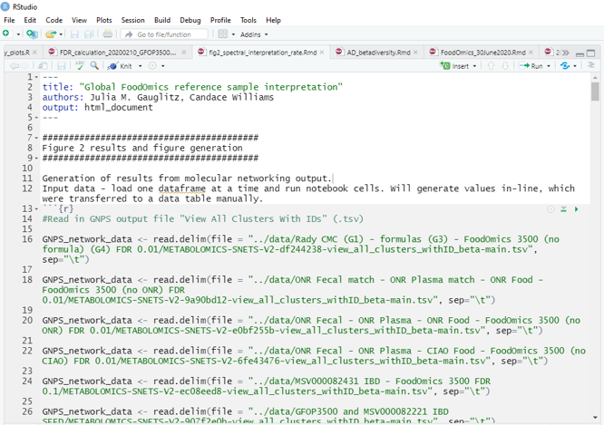 Reference Data Driven Analysis - GNPS Documentation