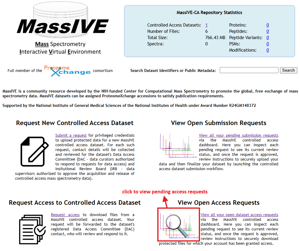 MassIVE-CA_splash_view_access_requests